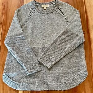 Michael Michael Kors Light Gray Women's Crew Neck Wool Blend Sweater Size L